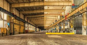 Parte interior de indústria